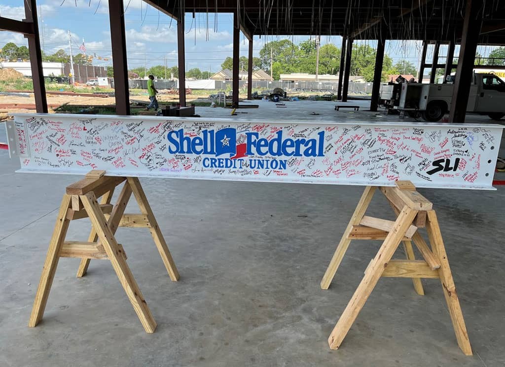 Topping Out Celebration for Shell Federal Credit Union