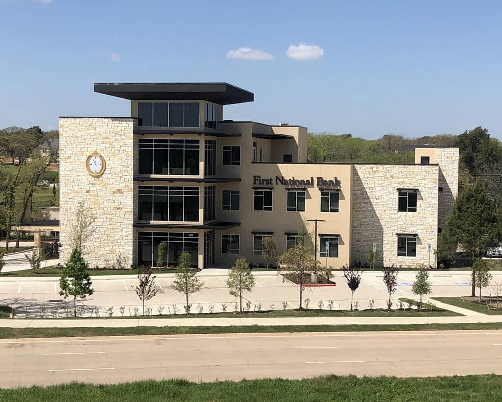 First National Bank – Southlake Won Best Designed Bank Building